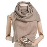 beige cashmere scarf
