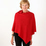 Golightly Cashmere Poncho | Lipstick | golightlycashmere.com