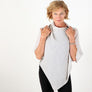 Golightly Cashmere Poncho | White Silver | golightlycashmere.com