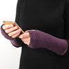 Golightly Cashmere Arm Warmers | Aubergine | Made in the USA | golightlycashmere.com