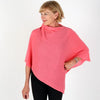 Golightly Cashmere Poncho | Coral | golightlycashmere.com