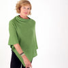 Golightly Cashmere Poncho | Grass | golightlycashmere.com