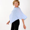 Golightly Cashmere Poncho | Lightest Blue | golightlycashmere.com