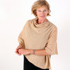 Golightly Cashmere Poncho | Light Camel | Made in the USA | golightlycashmere.com