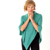 Golightly Cashmere Poncho | Turquoise | golightlycashmere.com