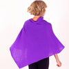 Golightly Cashmere Poncho | Violet | Made in the USA | golightlycashmere.com