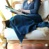 Golightly Cashmere Lap Blanket | Ocean | Made in the USA | golightlycashmere.com