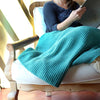 Golightly Cashmere Lap Blanket | Turquoise | Made in the USA | golightlycashmere.com